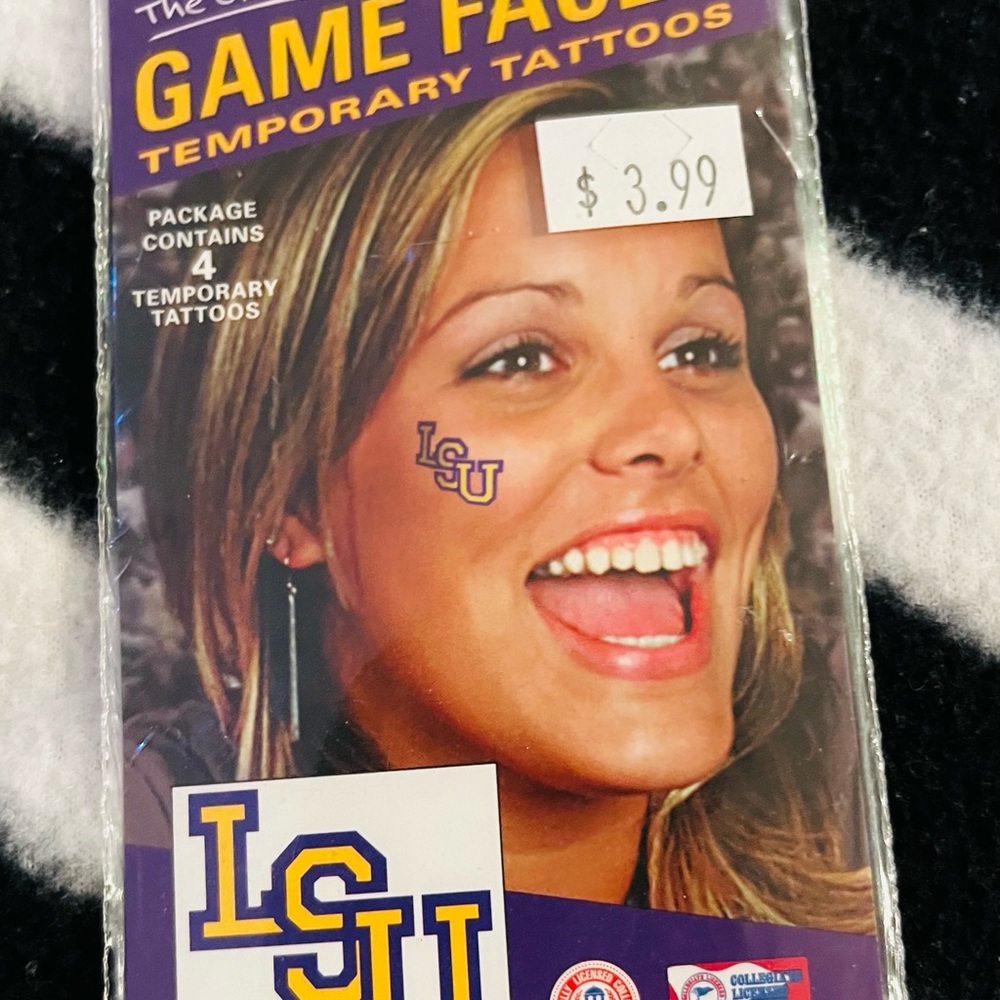 Temporary Tattoos - Purple and Gold